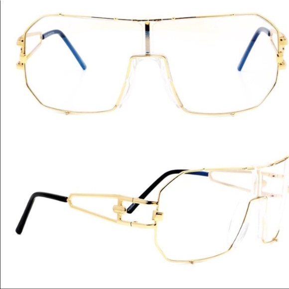 Retro Gold Sunglasses UV400 - Picture 2 of 7